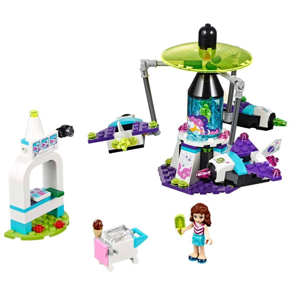 LEGO Friends 41128 Amusement Park Space Ride Verified Complete Except 1 Sticker